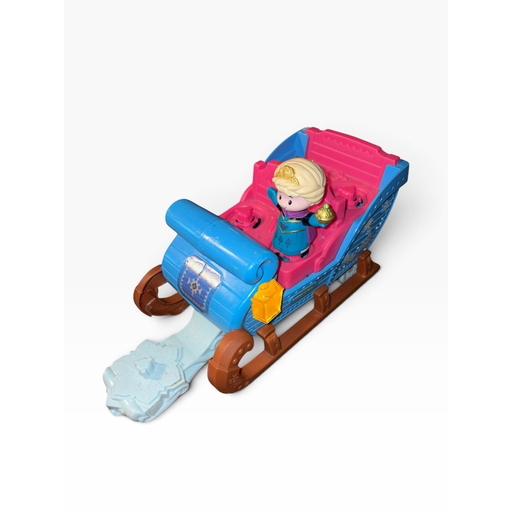 Fisher Price Little People Disney Frozen Kristoff's Sleigh With Anna